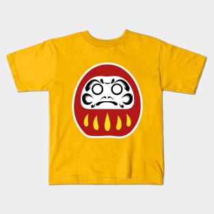 Japanese Daruma Lucky Charm Kids T-Shirt